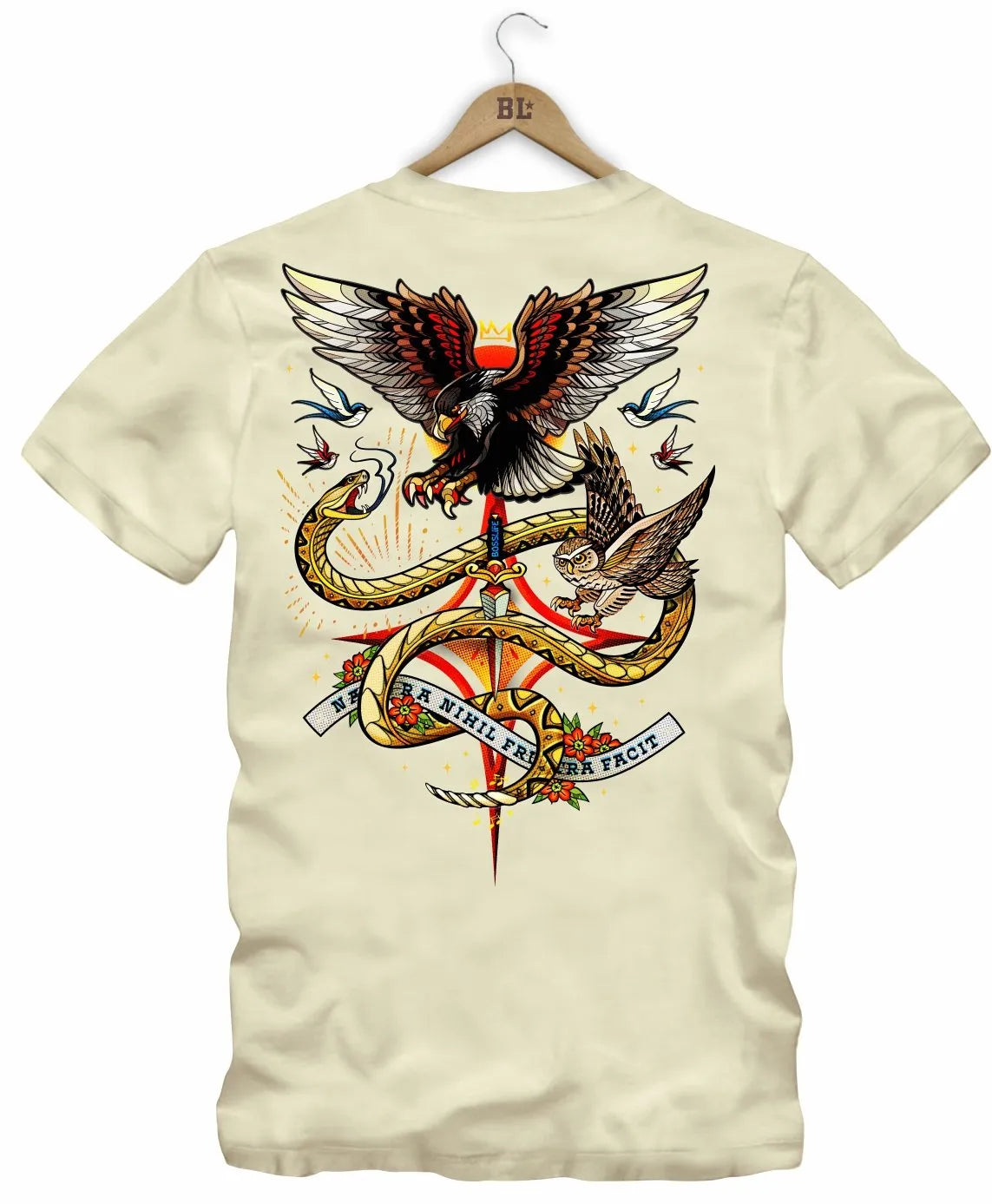 Camiseta Águia Frente e Costas