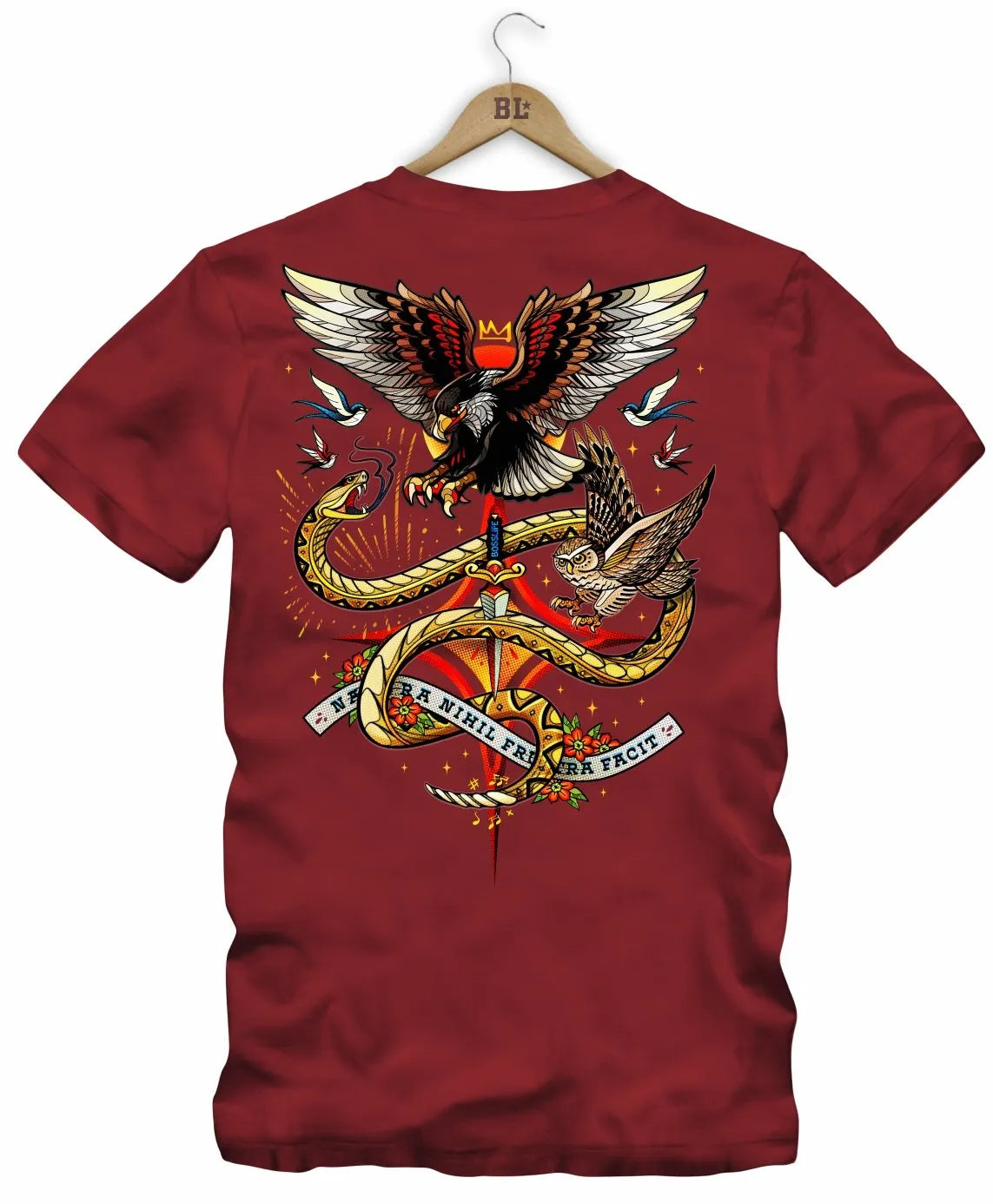 Camiseta Águia Frente e Costas