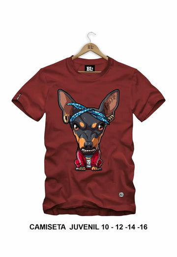 Camiseta Juvenil Pinscher Boss