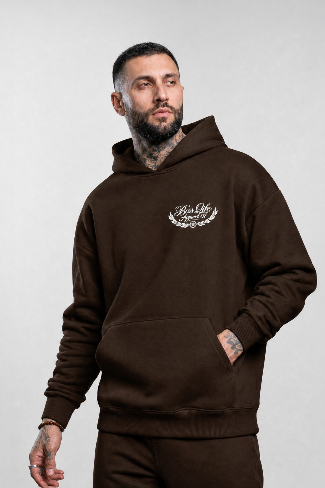 Moletom Apparel 07 Boss Life Preto frente