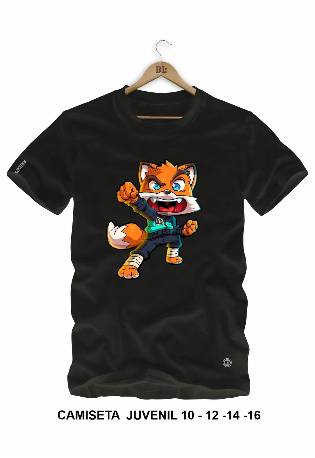 Camiseta Juvenil Shinobi Fox