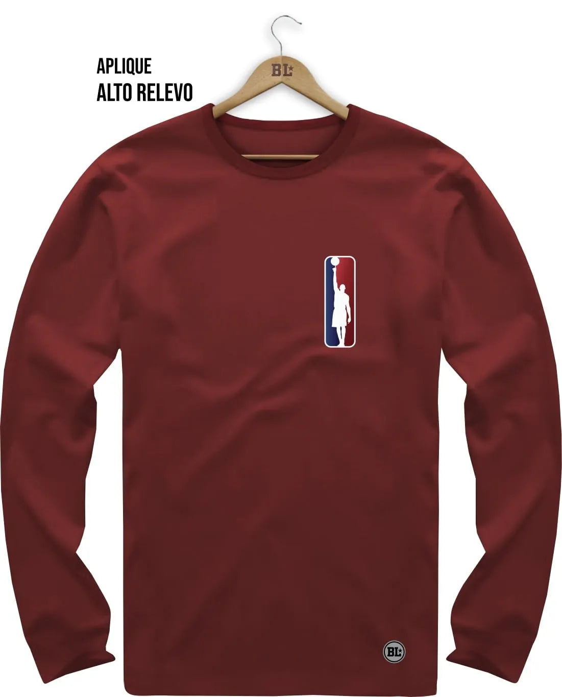 Camiseta Manga Longa Basket 17