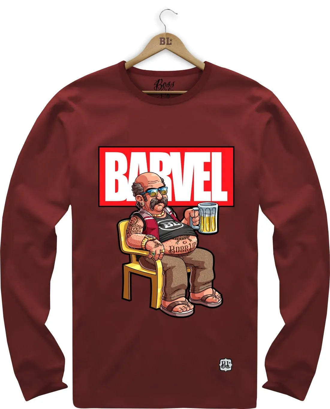 Camiseta Manga Longa Boss Barvel