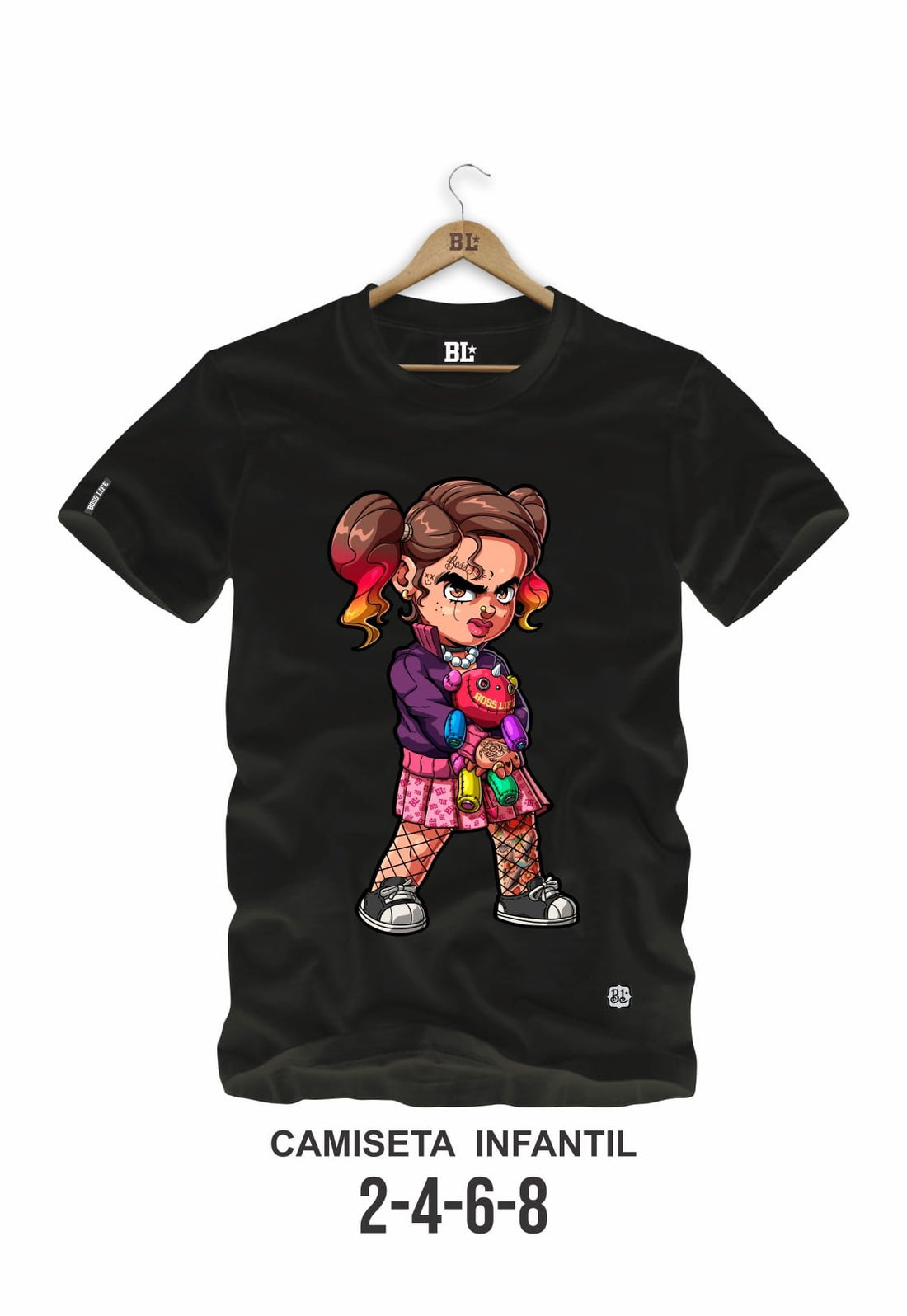 Camiseta Infantil Girl Boss