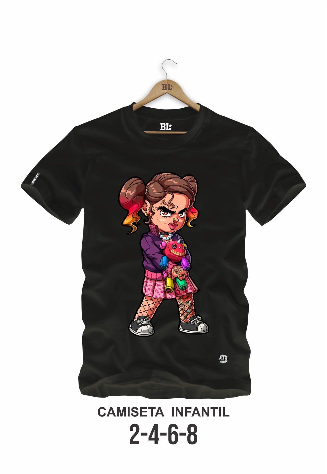 Camiseta Infantil Girl Boss