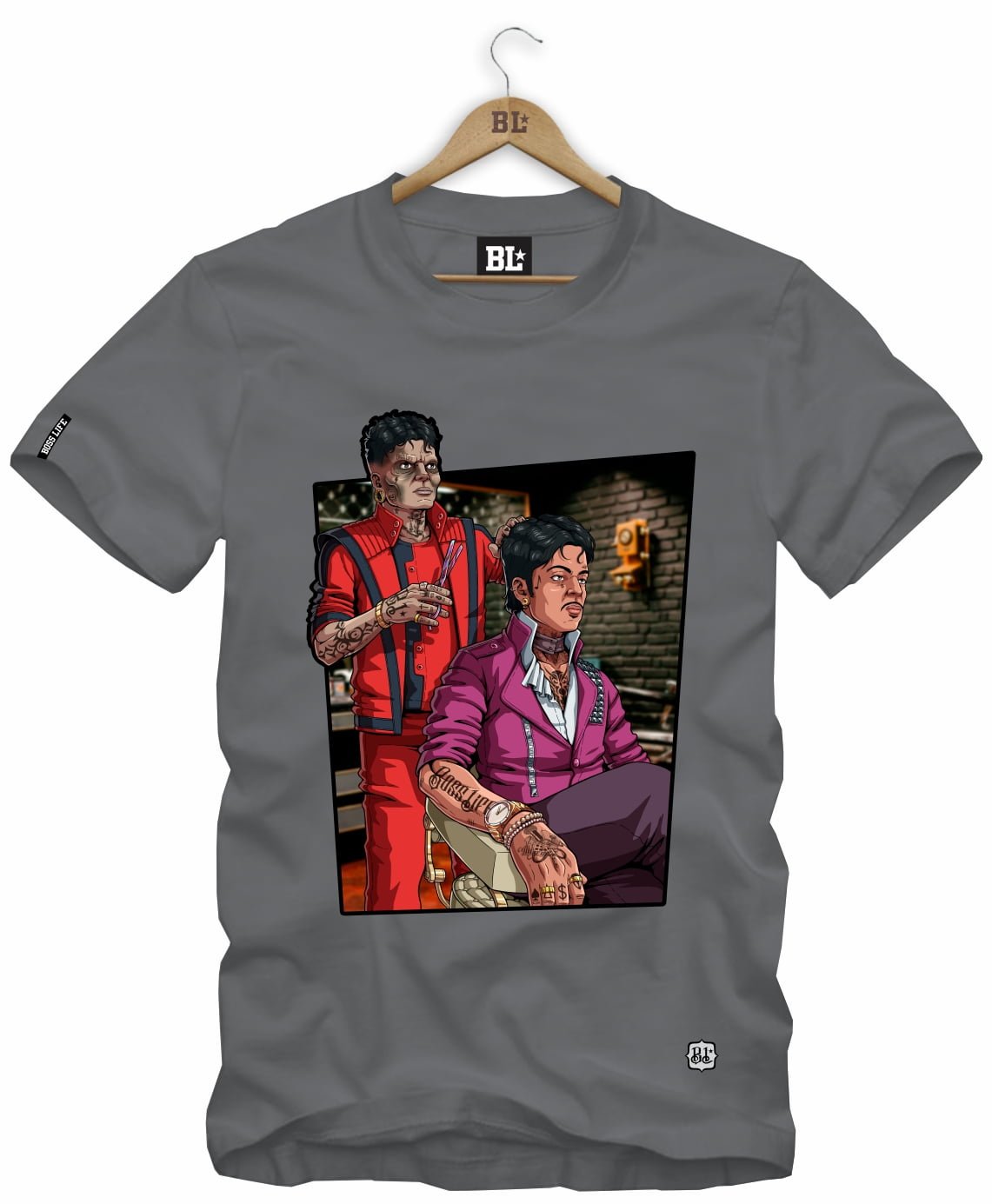 Camiseta Michael e Prince