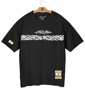 Camiseta Oversized Boss Life Wild Style - Preto