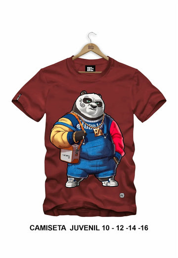Camiseta Juvenil Panda 