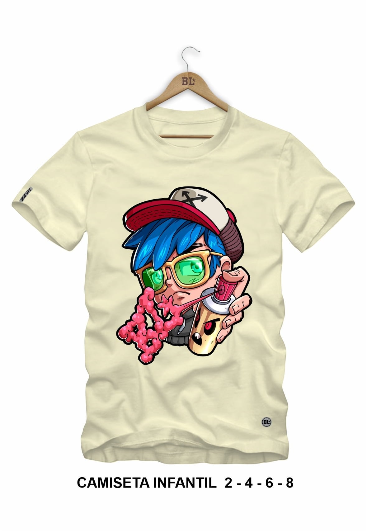 Camiseta Infantil Graffiti Boy