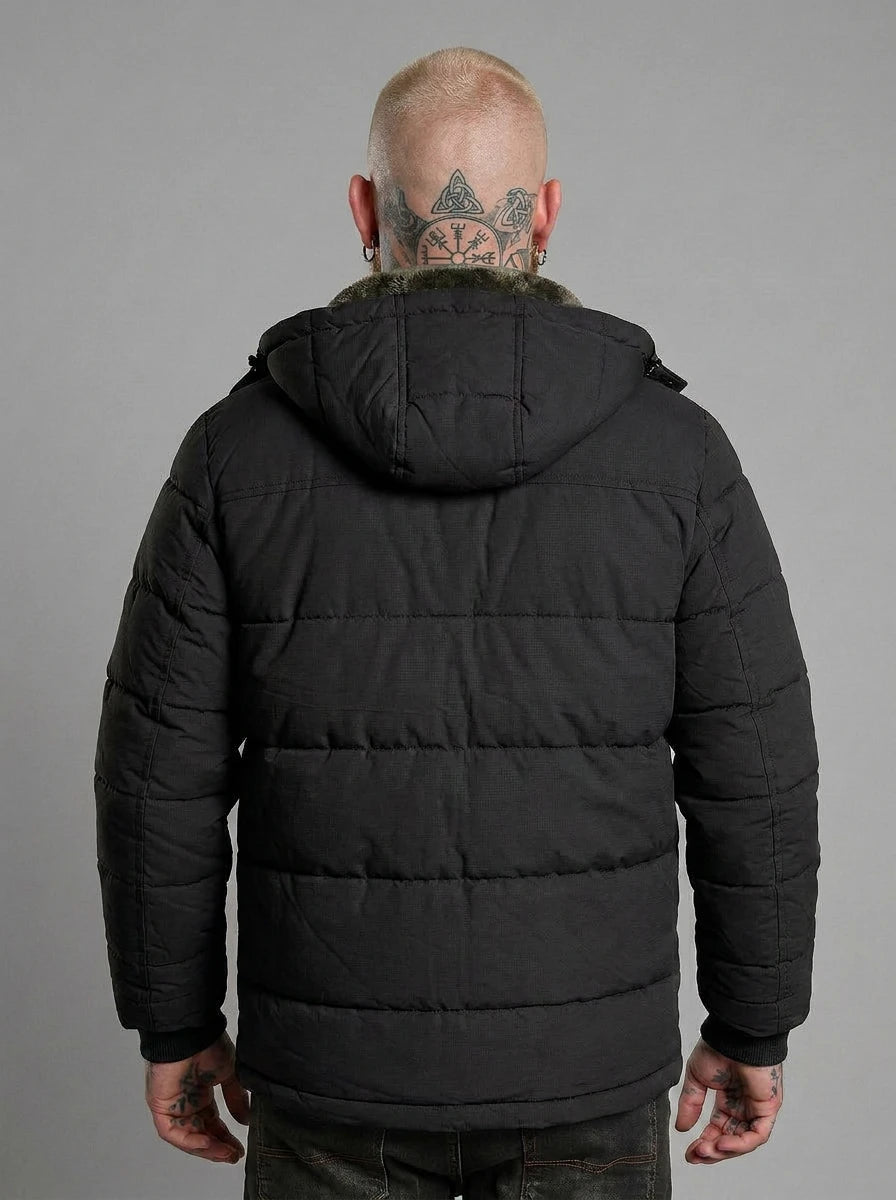 Bomber Boss Life, Preto, costas, Boss Life