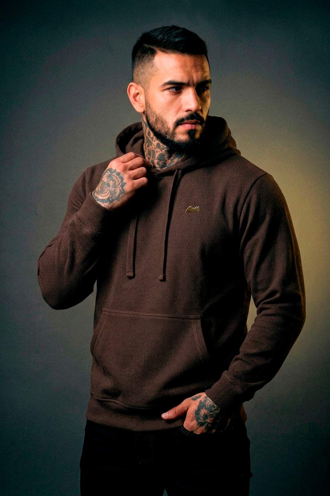 Canguru BL Premium Boss Life, cor Marrom, costas