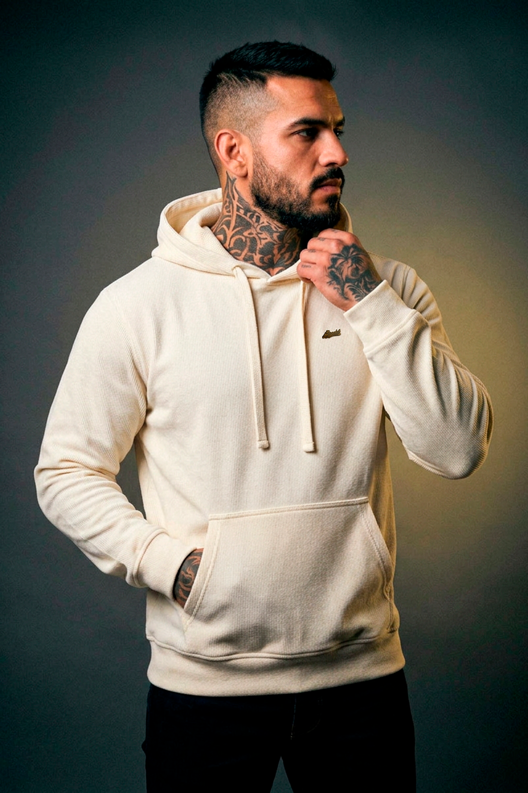 Canguru BL Premium Boss Life, cor Off White, frente