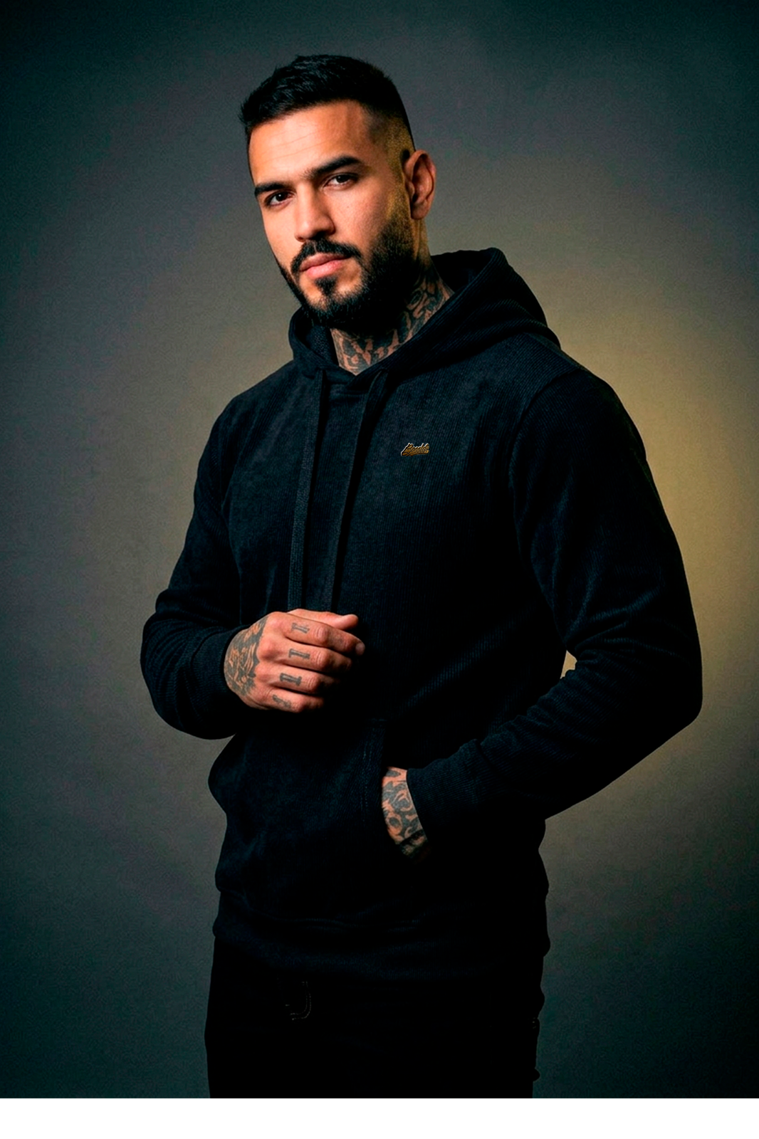 Canguru BL Premium Boss Life, cor Preto, frente