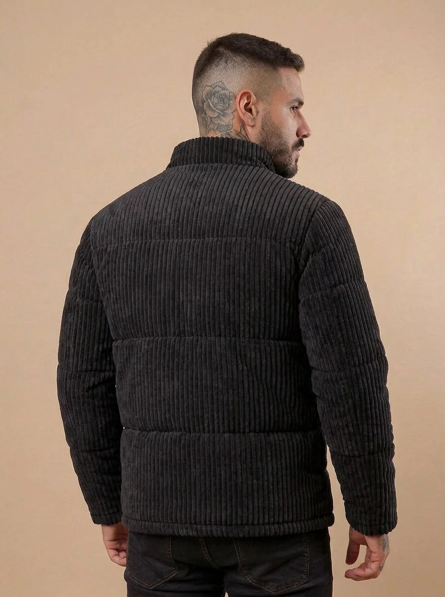 Jaqueta Cotelê Boss Life Preto - Costas