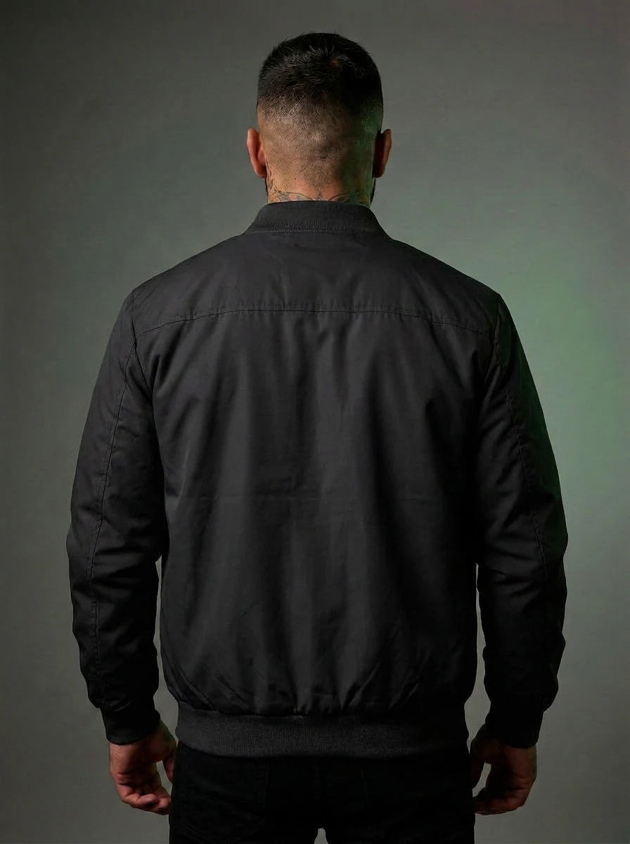 Jaqueta Sarja Boss Life Preto - Vista Costas