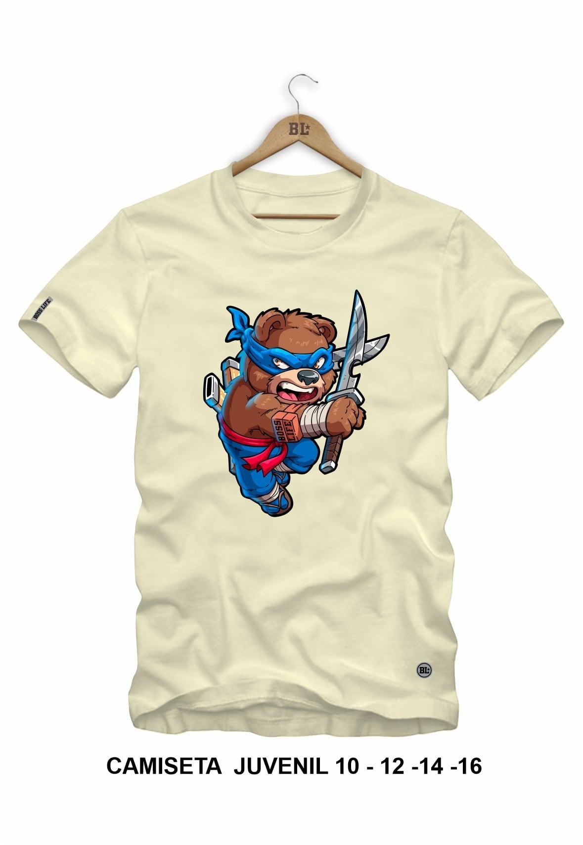 Camiseta Juvenil Bear Ninja