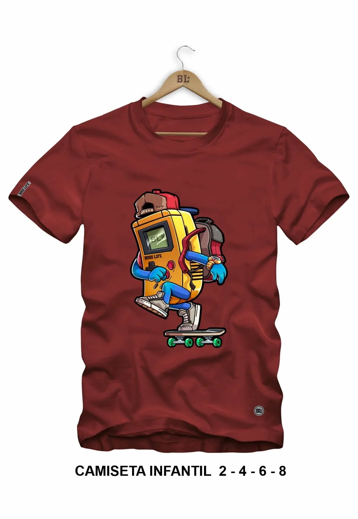 Camiseta Infantil Skate Roll