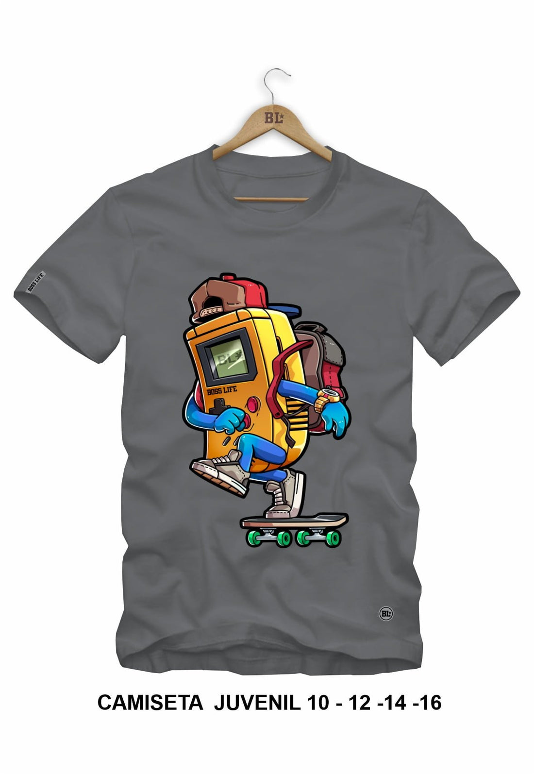 Camiseta Juvenil Skate Roll