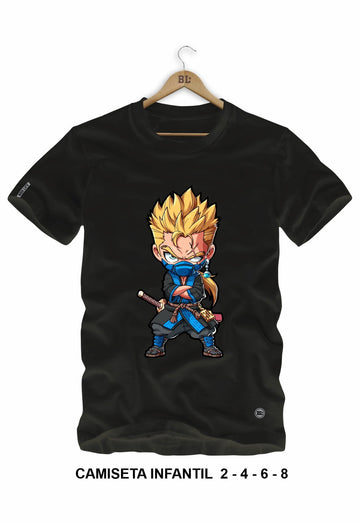 Camiseta Infantil Blue Ninja 