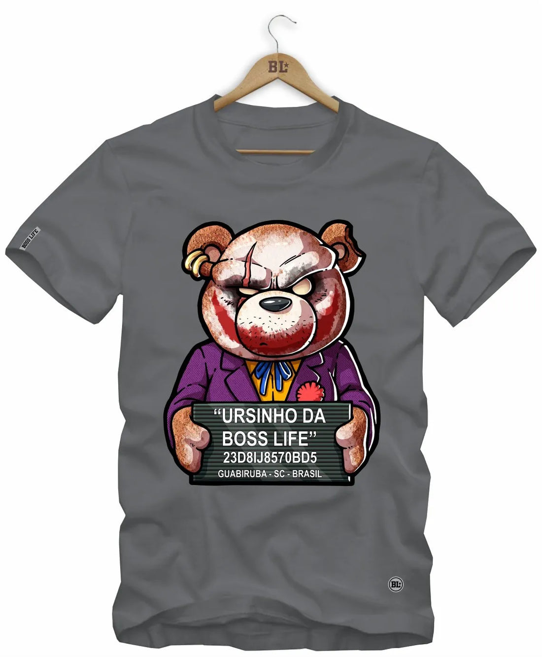 Camiseta Mugshot Bear - Estilo e Conforto da Boss Life