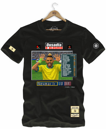 Camiseta Legends Ousadia e Alegria Neymar Jr - Preto