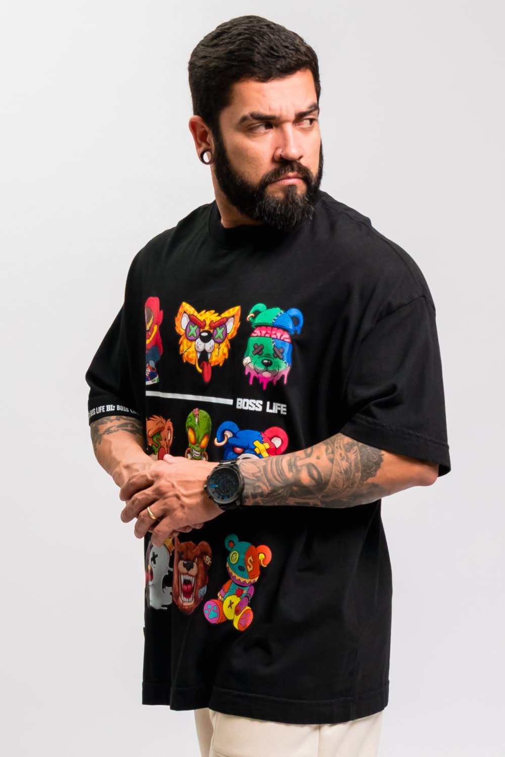 Camiseta Oversized Bl Plush Squad