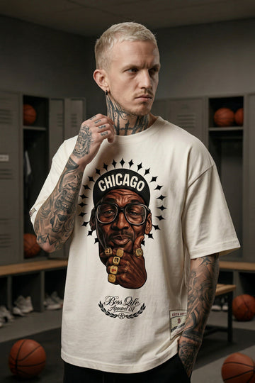 Camiseta Oversized Chicago Boss Life Basket