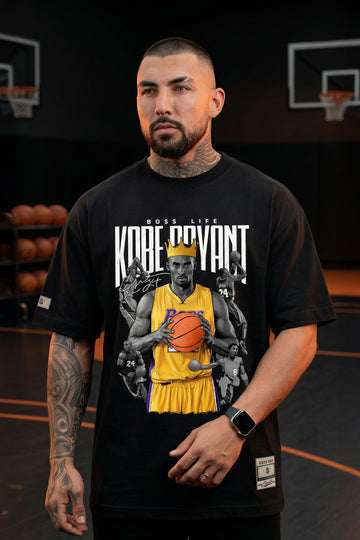 Camiseta Oversized Kobe Bryant Boss Life Basket
