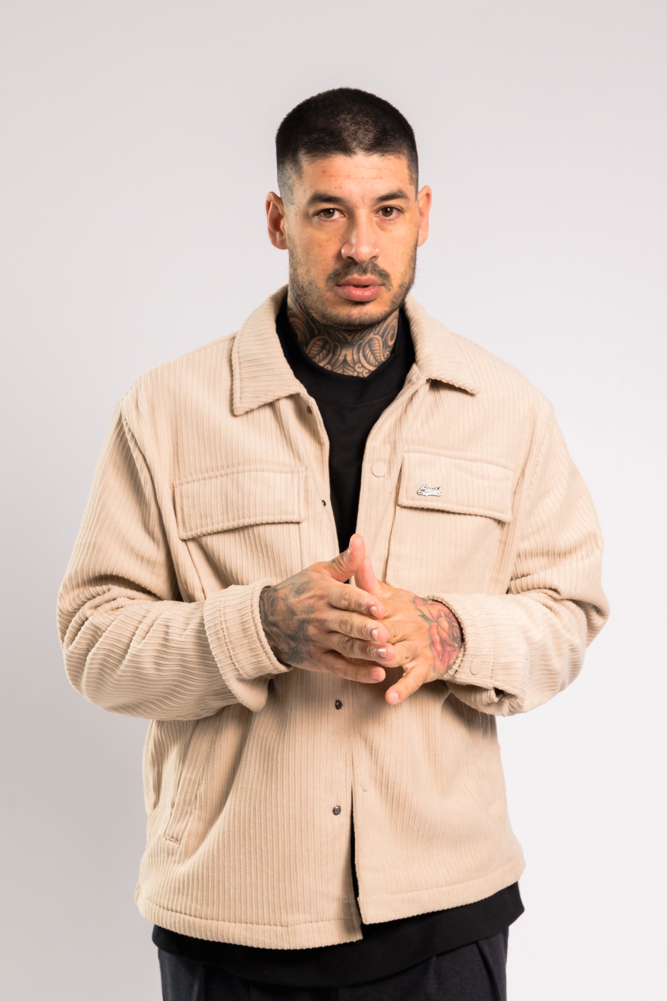 Camisa Forrada Veludo Cotelê Boss Life