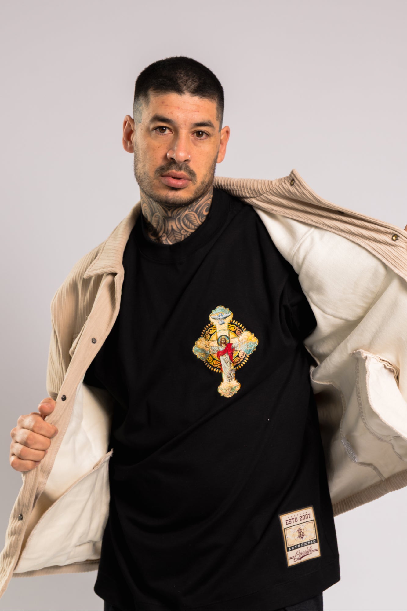 Camisa Forrada Veludo Cotelê Boss Life