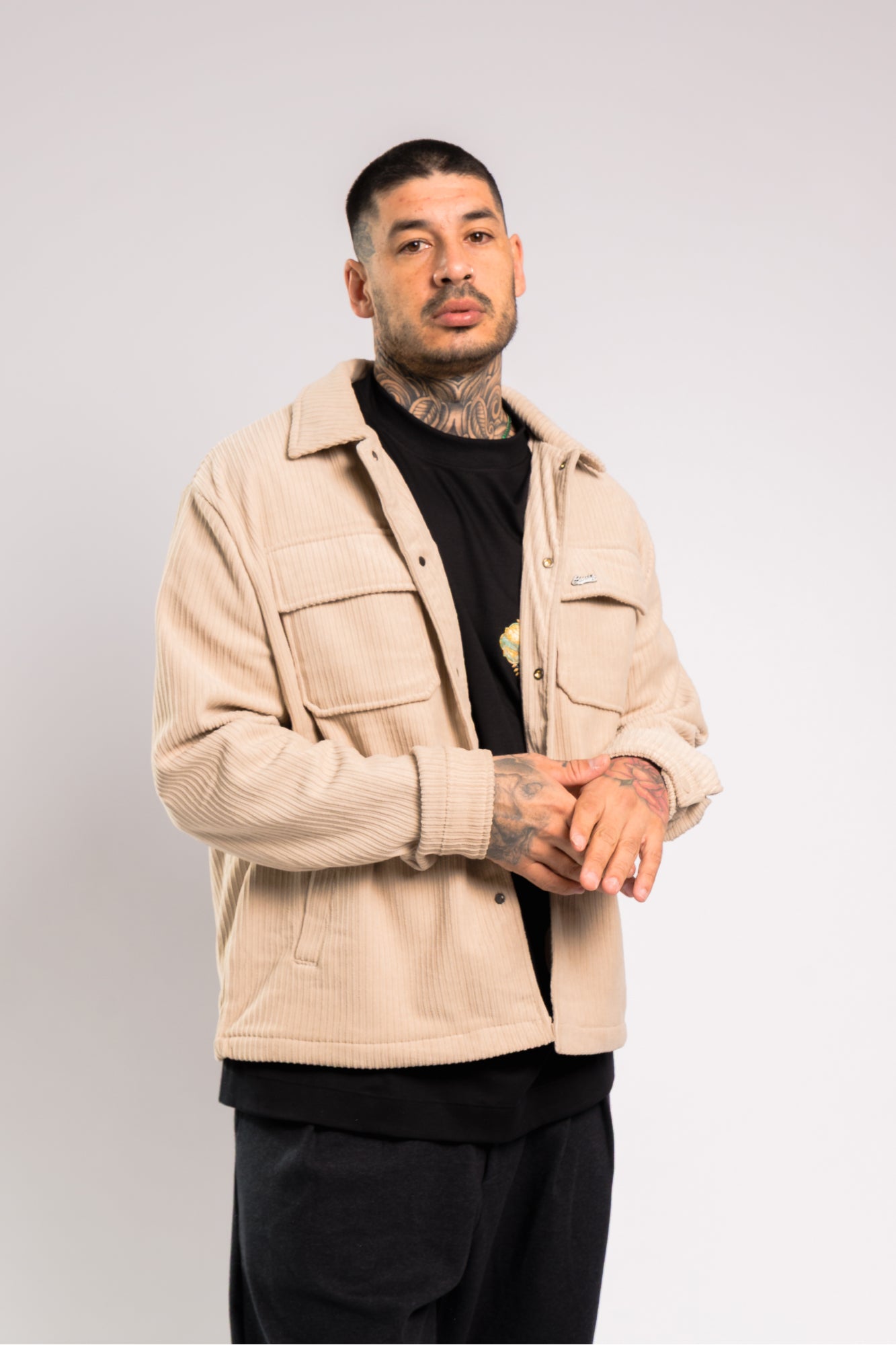 Camisa Forrada Veludo Cotelê Boss Life