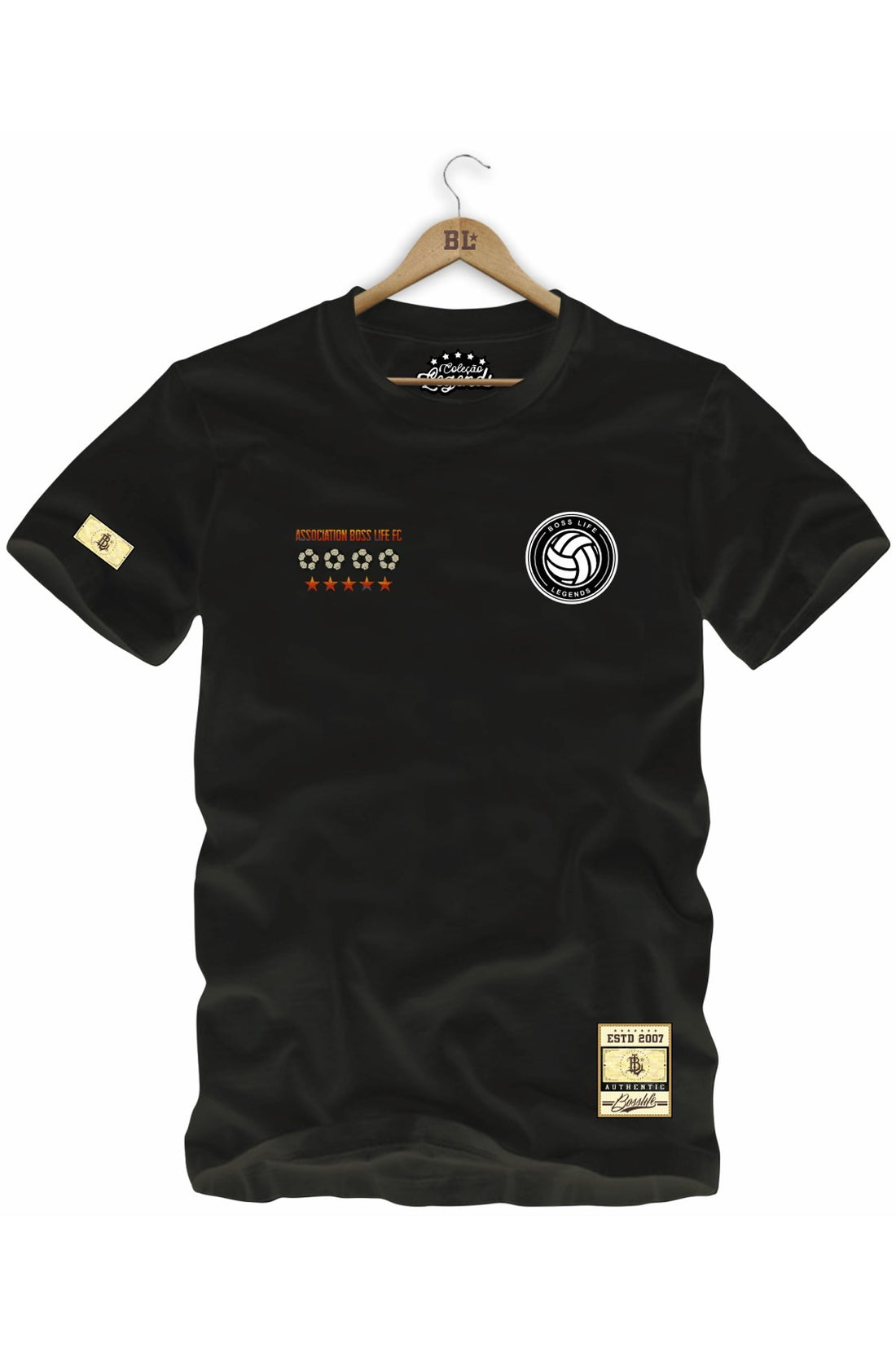 Camiseta Legends Card Da Silva Frente e Costas
