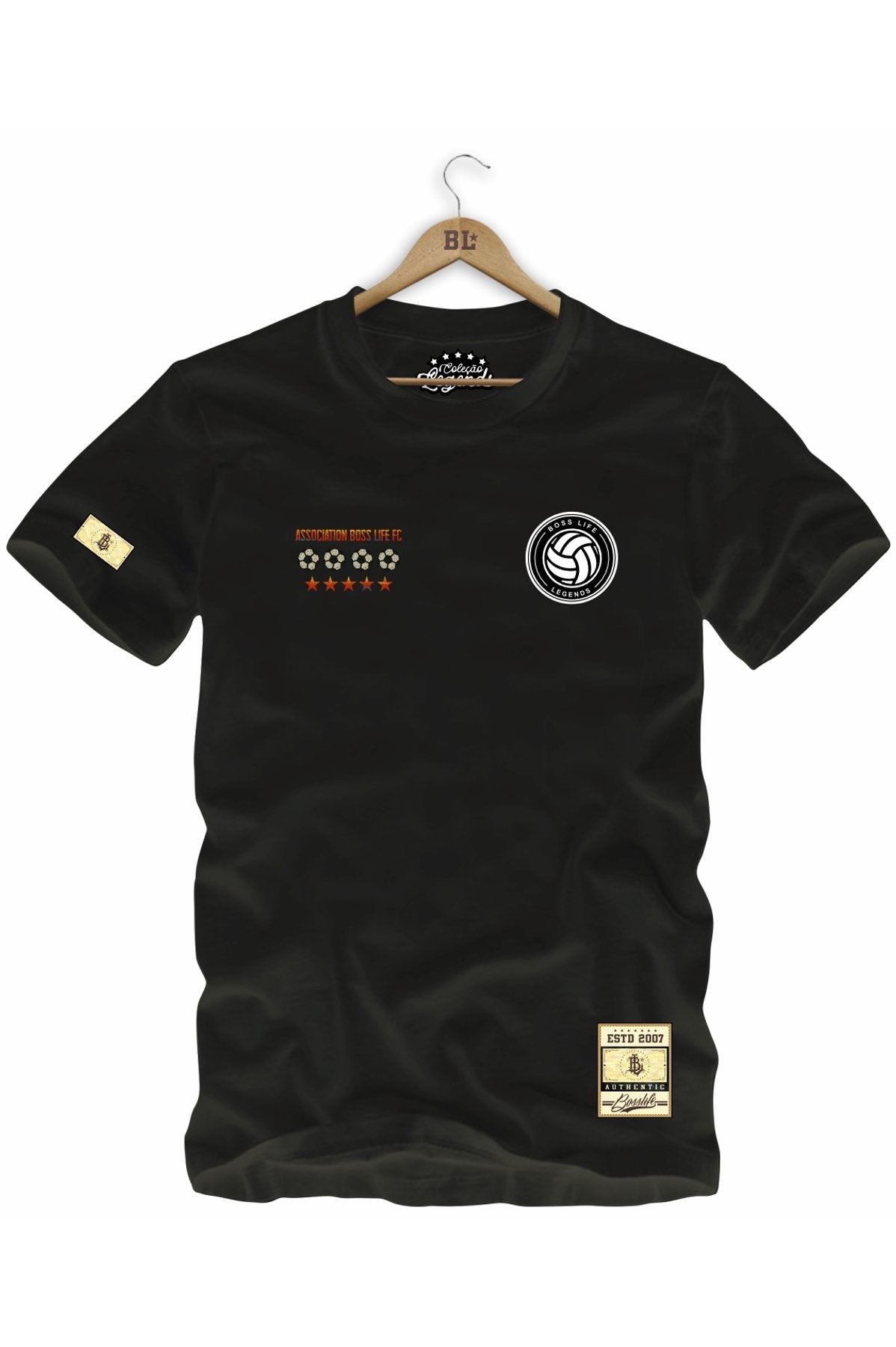 Camiseta Legends Card Da Silva Frente e Costas