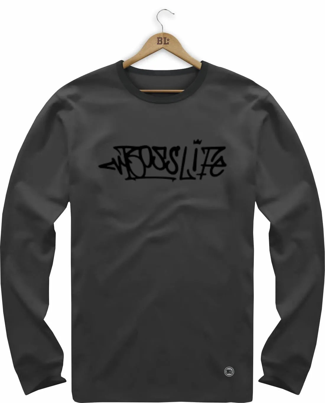 CAMISETA MANGA LONGA LETTERING GRAFFITI