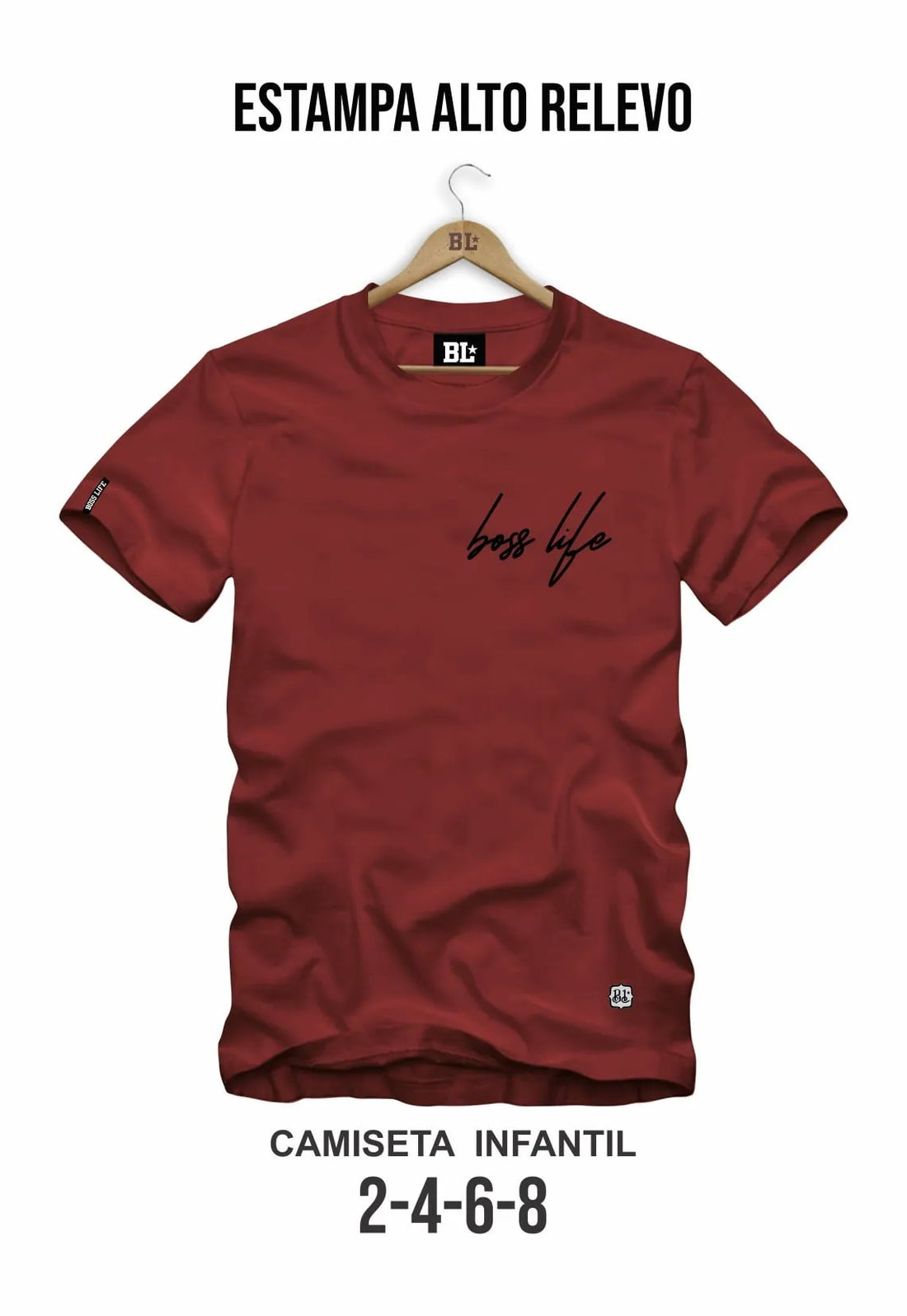 Camiseta Infantil Lettering 3