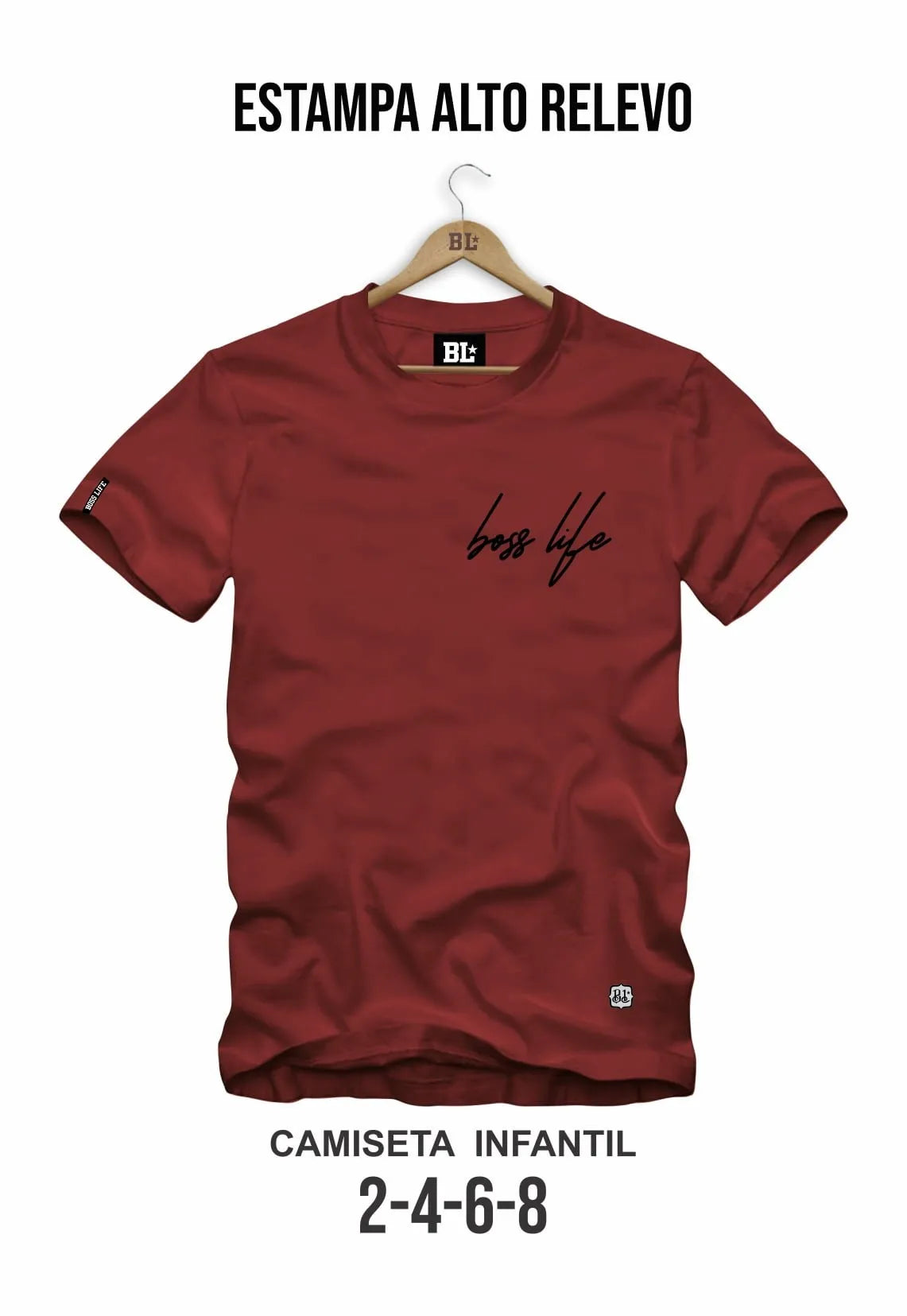 Camiseta Infantil Lettering 3