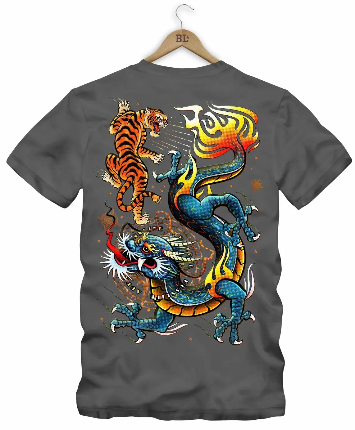 Camiseta Tigre Frente e Costas