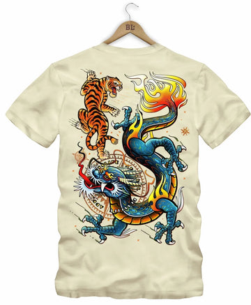 Camiseta Tigre Frente e Costas