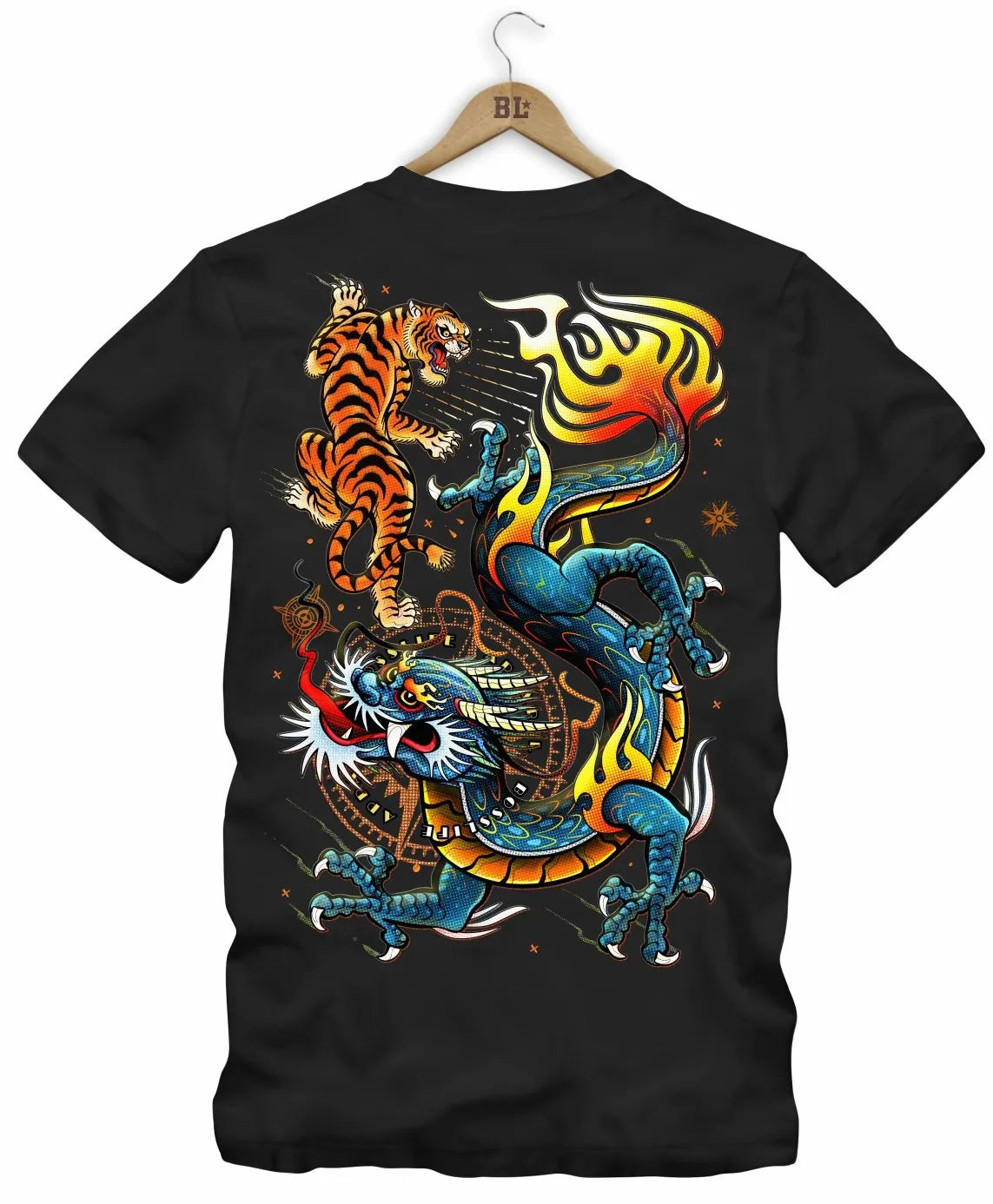 Camiseta Tigre Frente e Costas