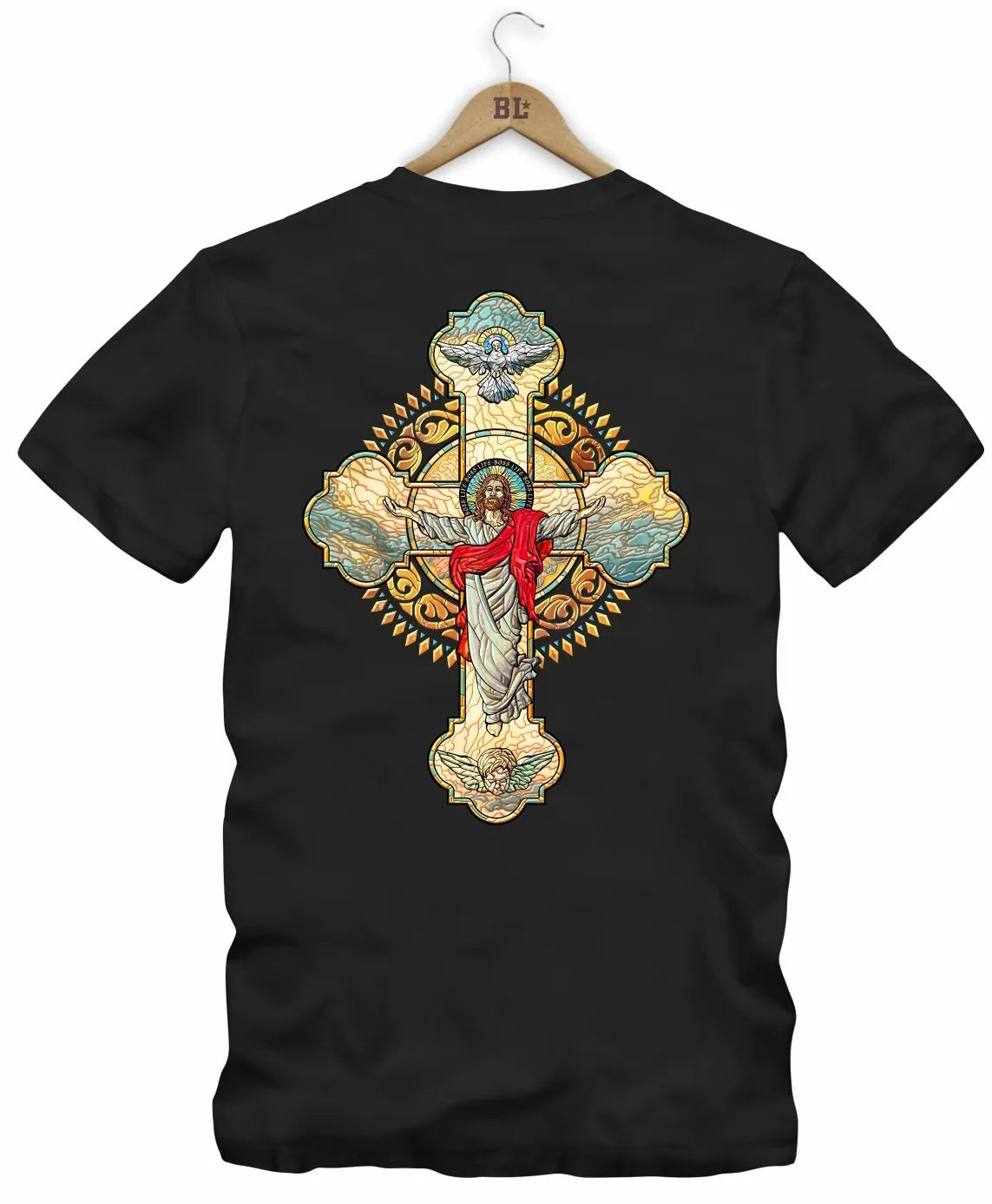 Camiseta Cristo Bl Faith Frente e Costas