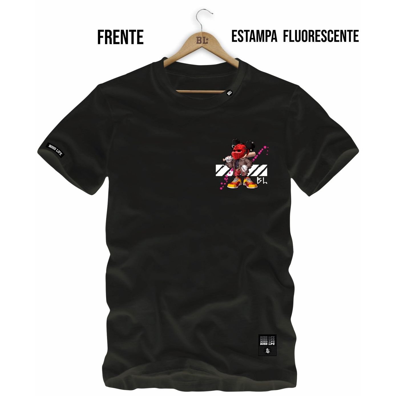 Camiseta Bl Dark Shine Hockey Mouse