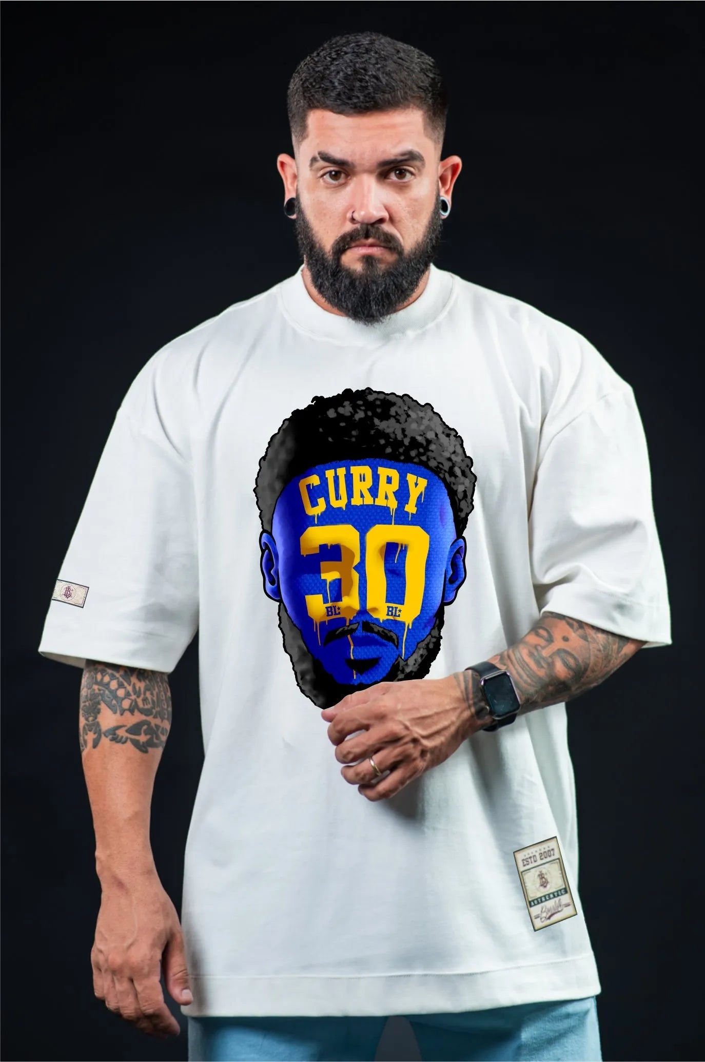 Camiseta Oversized Bl Curry 30