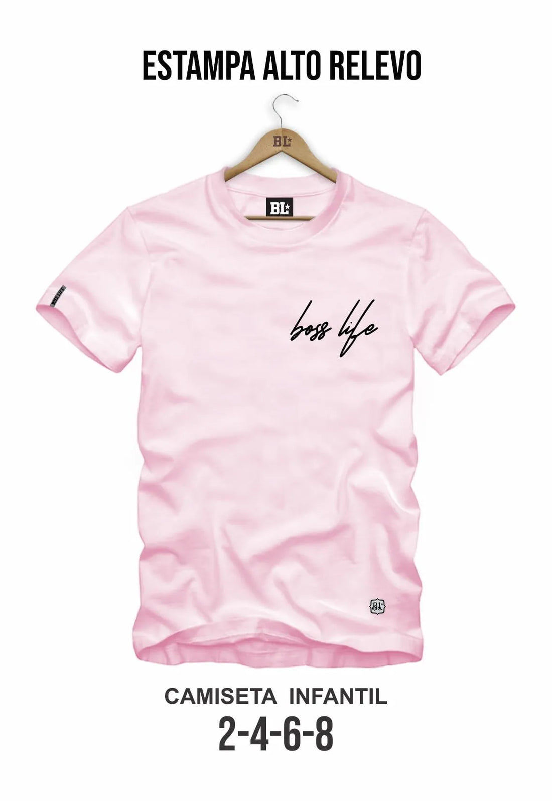 Camiseta Infantil Lettering 3