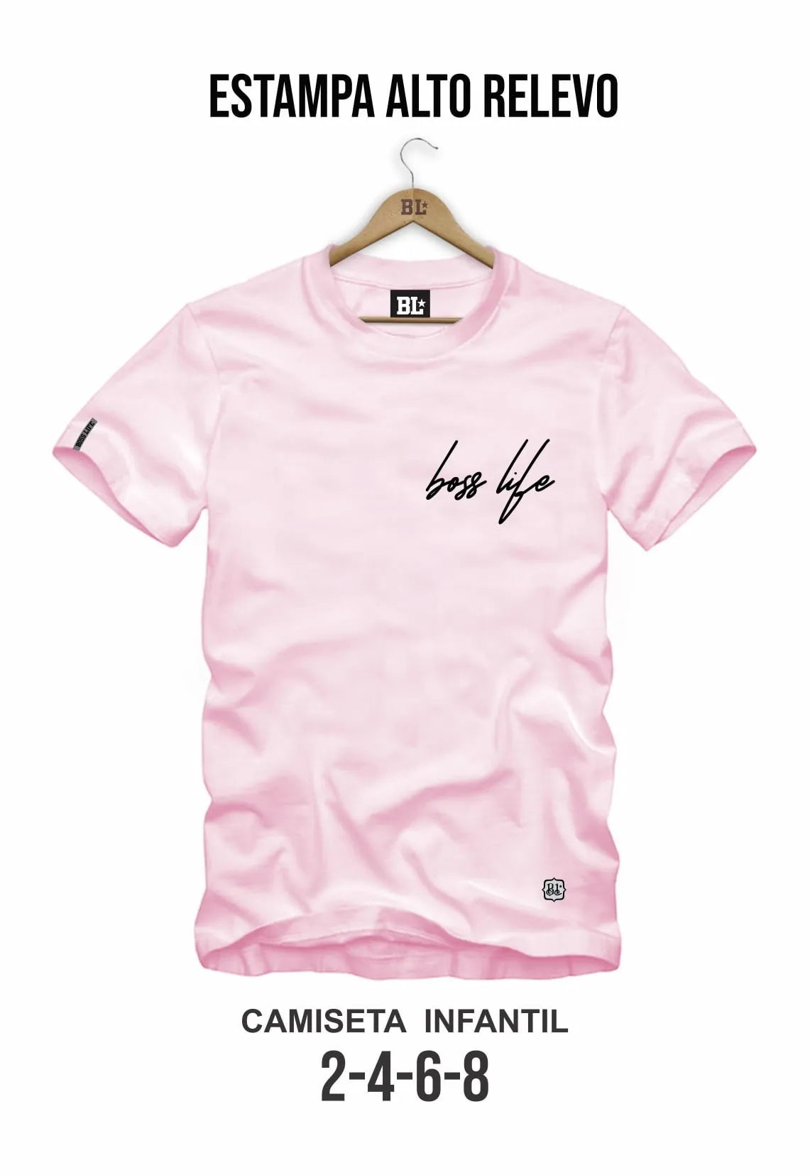 Camiseta Infantil Lettering 3