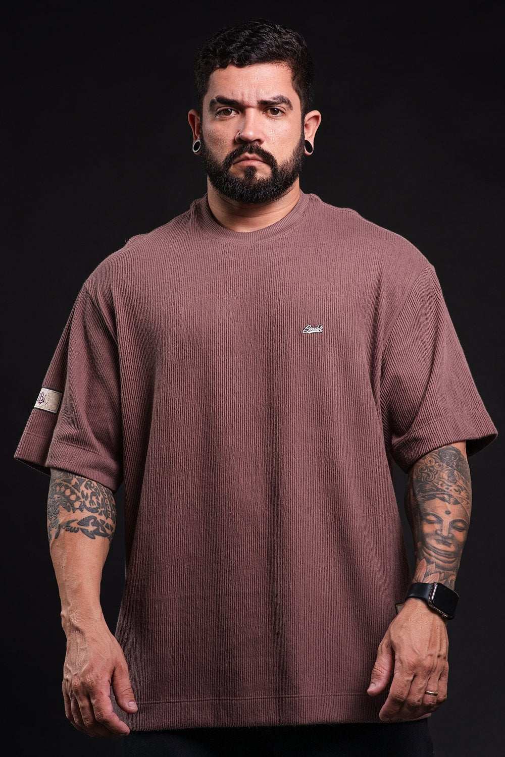 Camiseta Oversized Boss Life Texture - Edição Limitada -