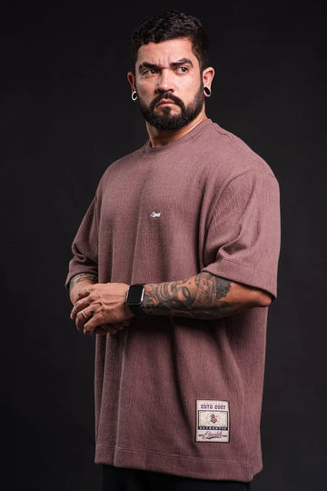 Camiseta Oversized Boss Life Texture - Edição Limitada -