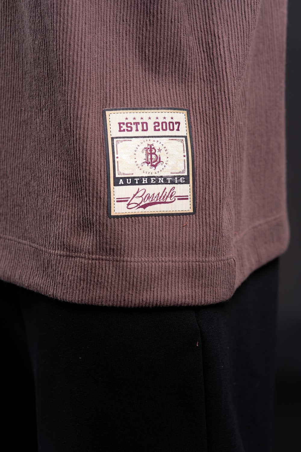 Camiseta Oversized Boss Life Texture - Edição Limitada -