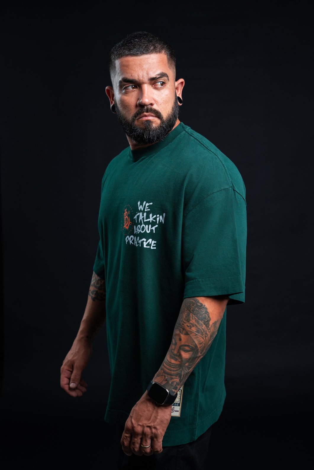 Camiseta Oversized Boss Life Basket Angel Frente e Costas