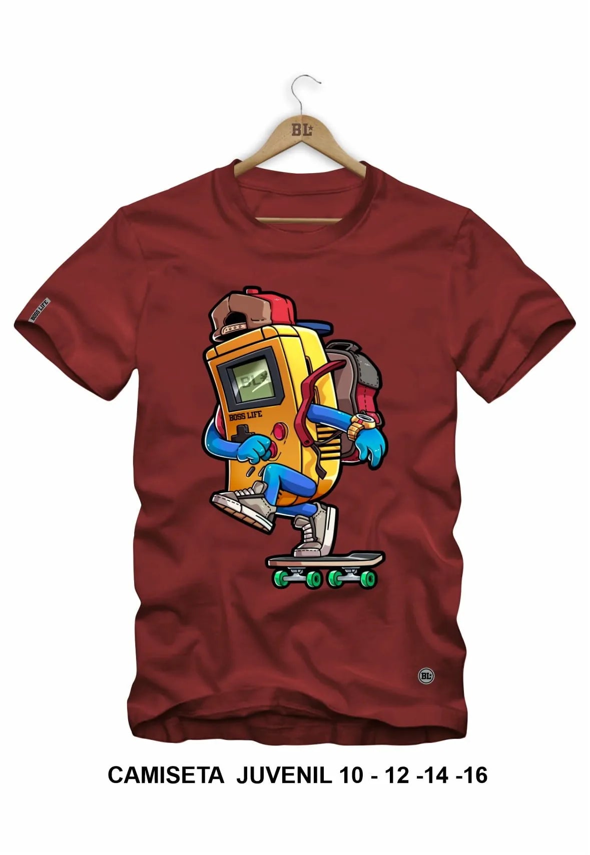 Camiseta Juvenil Skate Roll