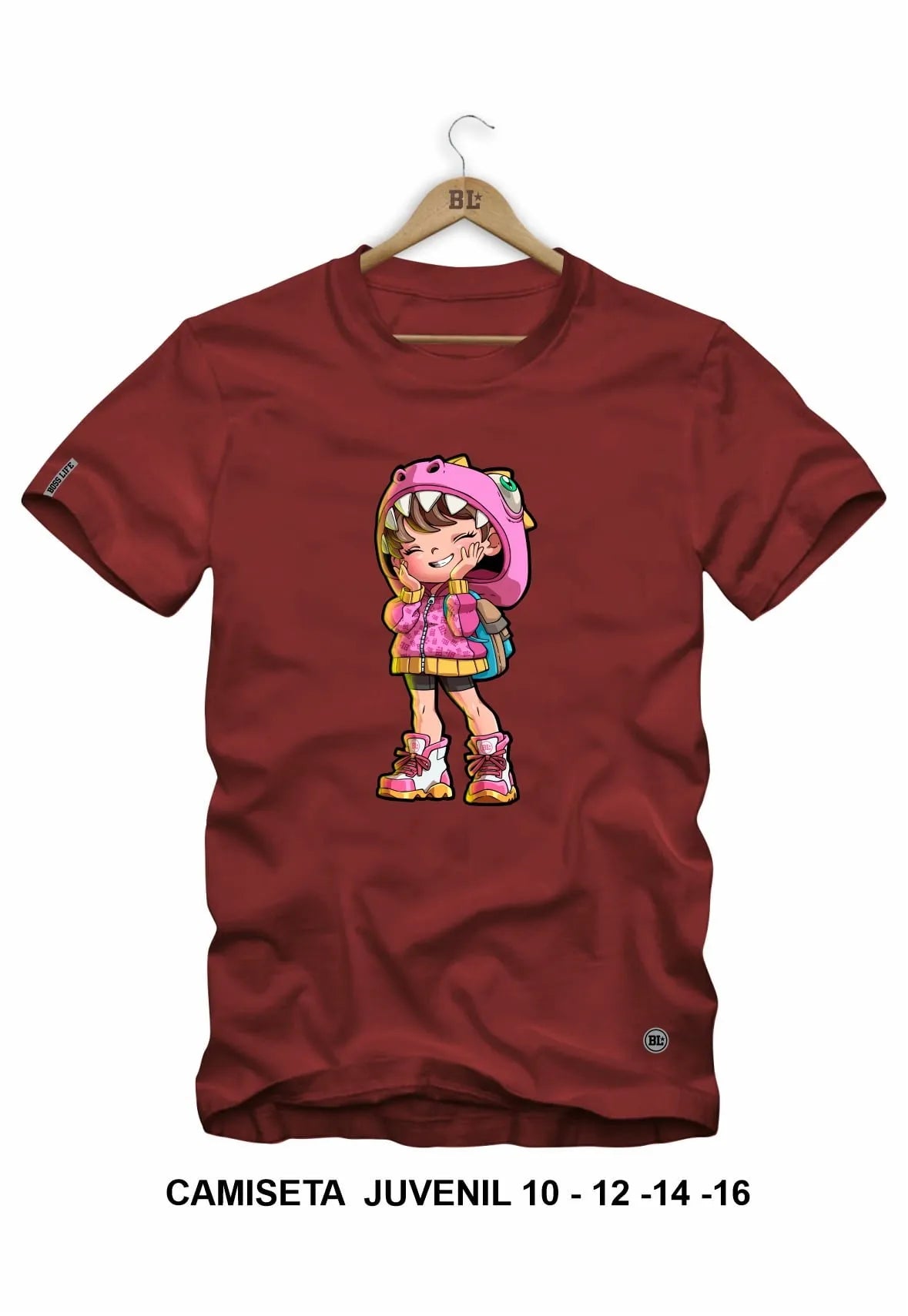 Camiseta Juvenil Chibi Girl